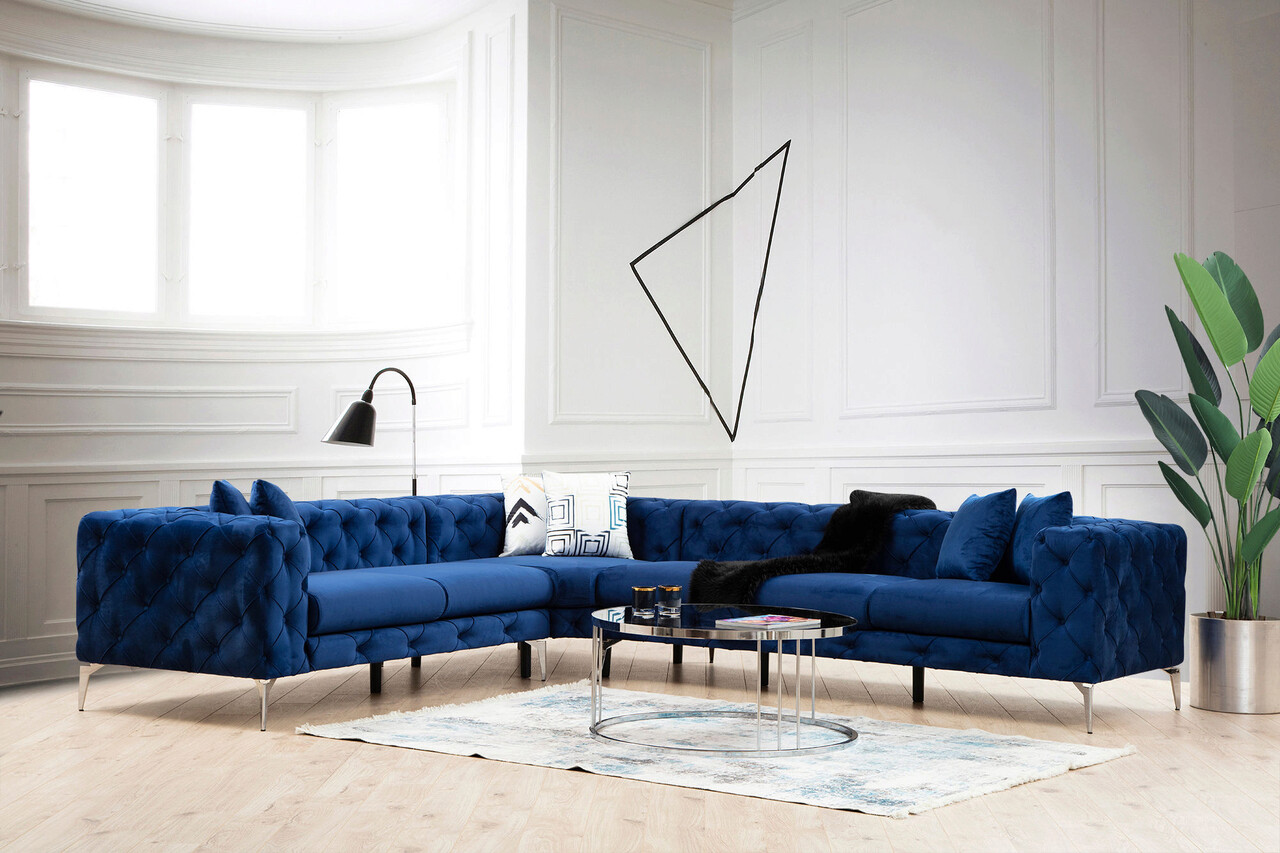 Coltar, Atelier del Sofa, 569HLN1317, Albastru navy Colțare